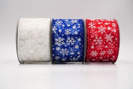 Sparkling Christmas Snowflake Wired Ribbon_KF9650.KF9651.KF9652.KF9653.KF9654 (3)